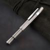 Gun Gray Short Fountain Pen Brass Retro Extra Small Art Adult Student Practice Travel