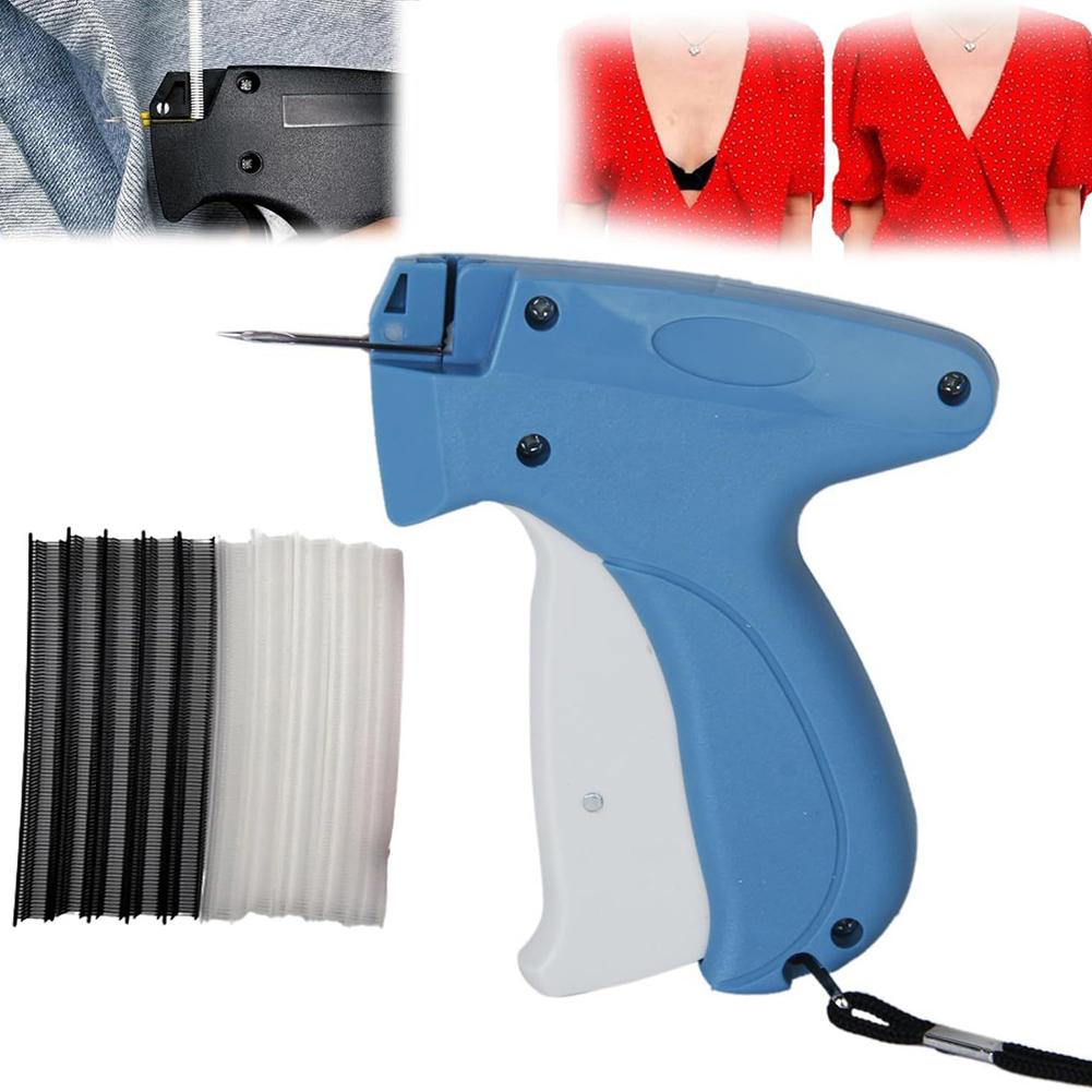 Price Label Gun with 6 Needles Mini Stitch Gun Stitch Hemming Gun Tagging Stitch Tool Sewing Machine for Clothes Socks Hats