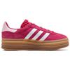 adidas Gazelle Bold Wild Pink Gum Damskie Sneakersy Białe Cloud-White Jasnoróżowe ID6997