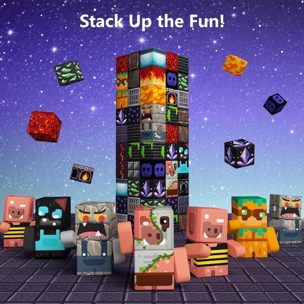 Magnetic Building Blocks Mine World Magnet Lava Dark Cave Midnight Bear Brick Cube Education Sensory Halloween Toy Children Gift