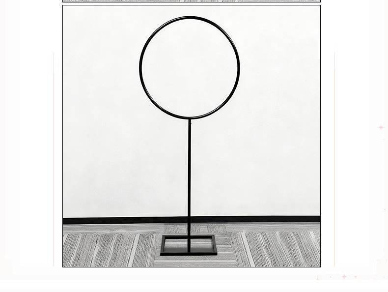 Festival Stage & Wedding Decoration: Wrought Iron Hollow Round Bracket