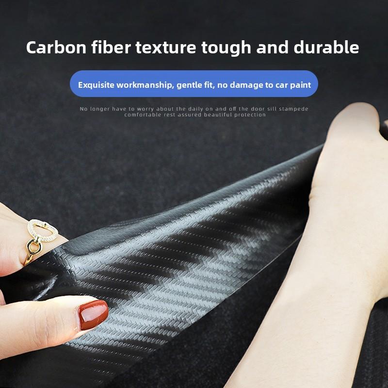 Suitable for Toyota Corolla Leiling Camry Dazzling Highlander Willanda Feng Landa Threshold Strip Protective Sticker Anti-Step