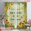 2pcs 2D Flat Printing Window Curtains Sit Back Relax Favorite Spot Polyester Without Electricity All Season Party & Holiday
