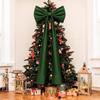 71 Inches Christmas Extra Large Velvet Bow Giant Xmas Tree Toppers Bows for Home Wreath Wall Backdrop Birthday Wedding Party Decoration