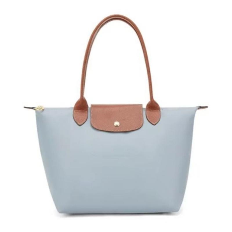 Borsa a sacchetto Leggera borsa tote pieghevole Borsa a tracolla per pendolari in nylon impermeabile di grande capacità borsa a mano