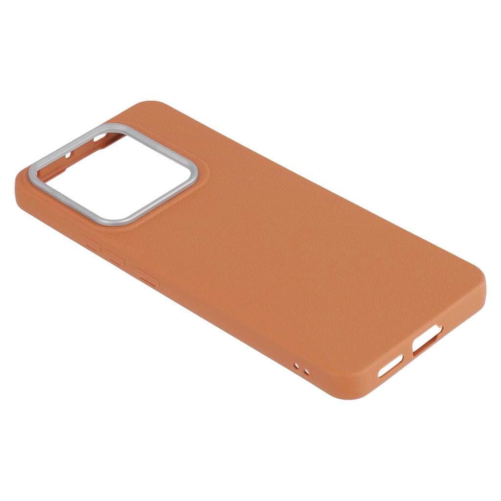 For Xiaomi Redmi Note 13 Pro 5G/Poco X6 5G Case Leather Textured TPU Shockproof Phone Cover