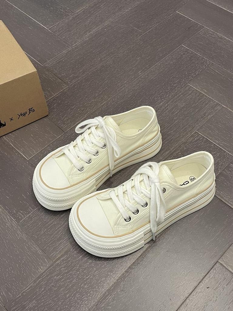 High-top Canvas Shoes Female Students Campus Style Niche Versatile Sports and Leisure Shoes Summer New Fashion