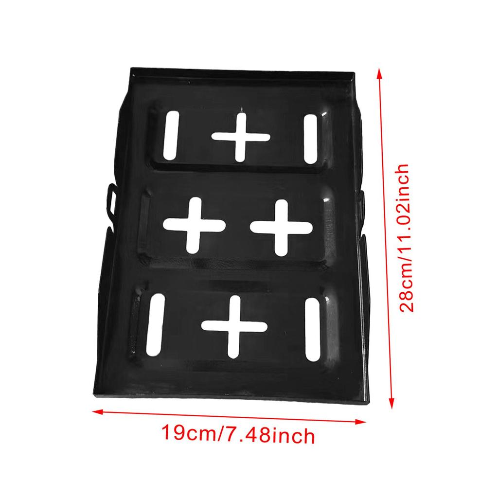 Car Battery Holder Battery Fixing Holder Battery Tray Bracket Battery Installation Tray for SUV Truck RV Cars Engine Repair