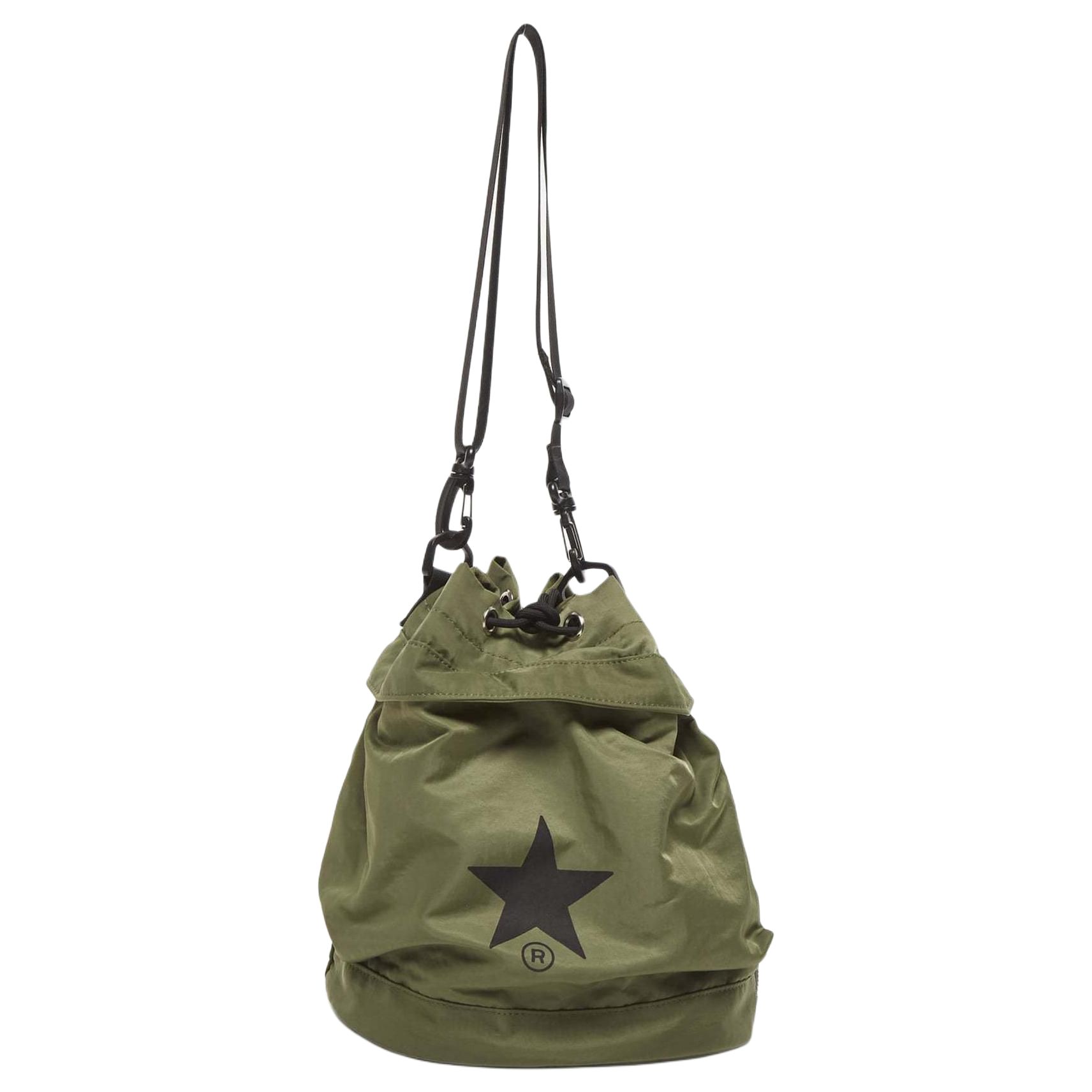 

Converse Fashionable Portable Daily Nylon Bucket Bag Crossbody Shoulder Bag Unisex bags Green A2848PBG-315 Green