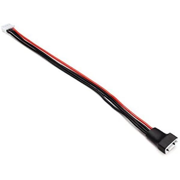 Câble d'extension pour batterie LiPo 17cm | Fil Silicone 22AWG | Compatibilité de charge universelle pour drones | Rouge Noir Blanc