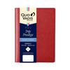 Quo Vadis 2026 Trip Prestige/Ampara Planner Diary (Weekly Vertical, Starting December 2025, B7 Variant, 9 X 12.5cm, French Edition), Red (qv92201rd)