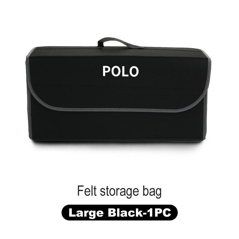 PIG1 Car Trunk Felt Storage Box Folding Organizer Auto Interior Accessories For Volkswagen VW Jetta Golf Beetle CC EOS GTI MK2 MK4