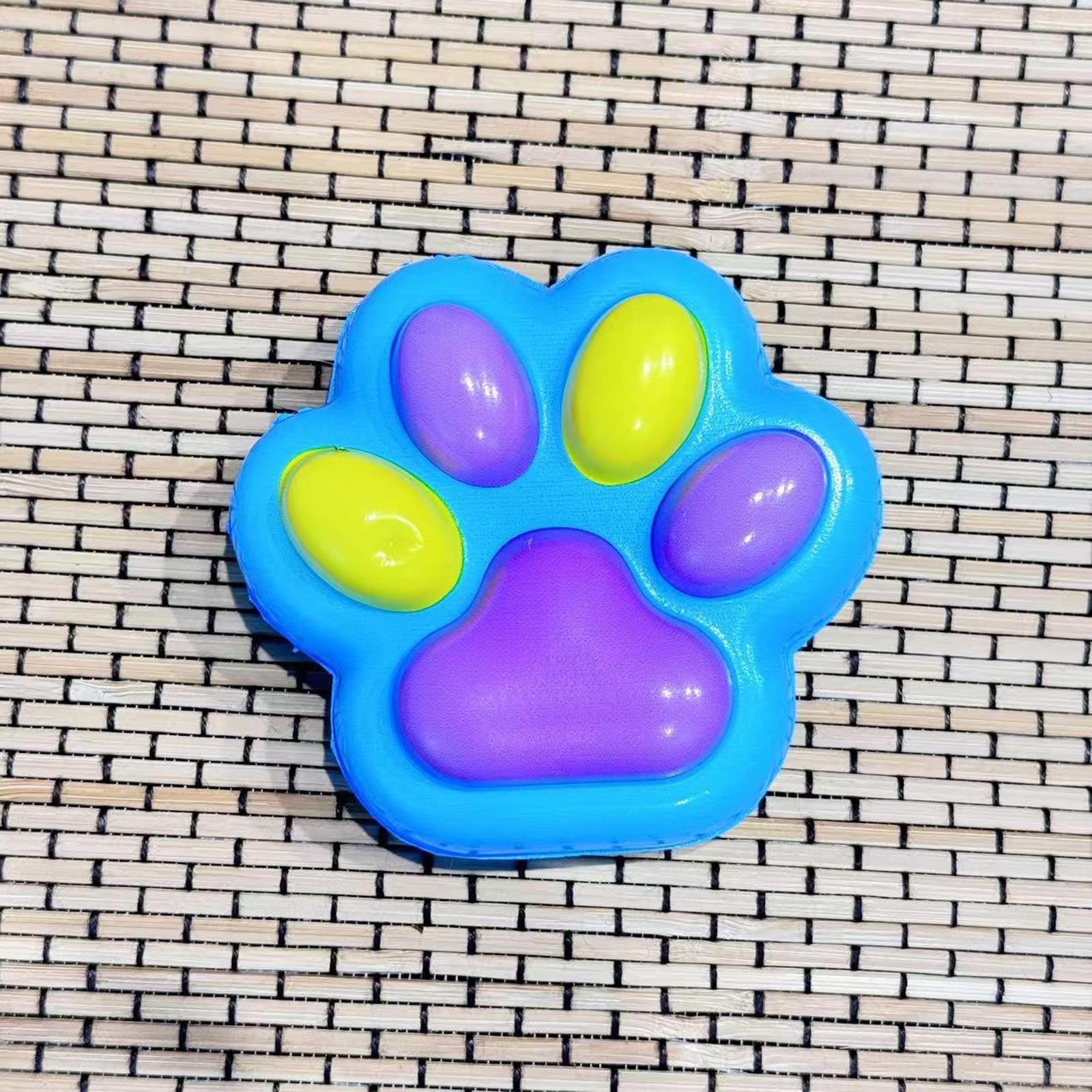 

Ледяной прозрачный блестящий кошачий щипок забавный прозрачный декомпрессионный Игрушка Vent креативный высококачественный симулятор новинка игрушка подарок One Size синий