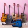 41-Inch Solid Spruce Top Folk Guitar with Cutaway and Matte Finish