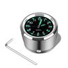 Motorcycle Quartz Watch Aluminum Luminous Clock Universal Bicycle Handlebar Mount Clock Time Display Waterproof Moto Accessories