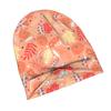 2D Flat Printing Autumn Seasonal Pumpkin Berry Leaves Pattern Adult Knit Beanie with Style Fits Effortlessly Into Seasonal Wardrobes and Pairs Well Wi