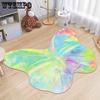Colorful Butterfly Carpet Living Room Carpet Bathroom Mat Children's Bedroom Bedside Carpet