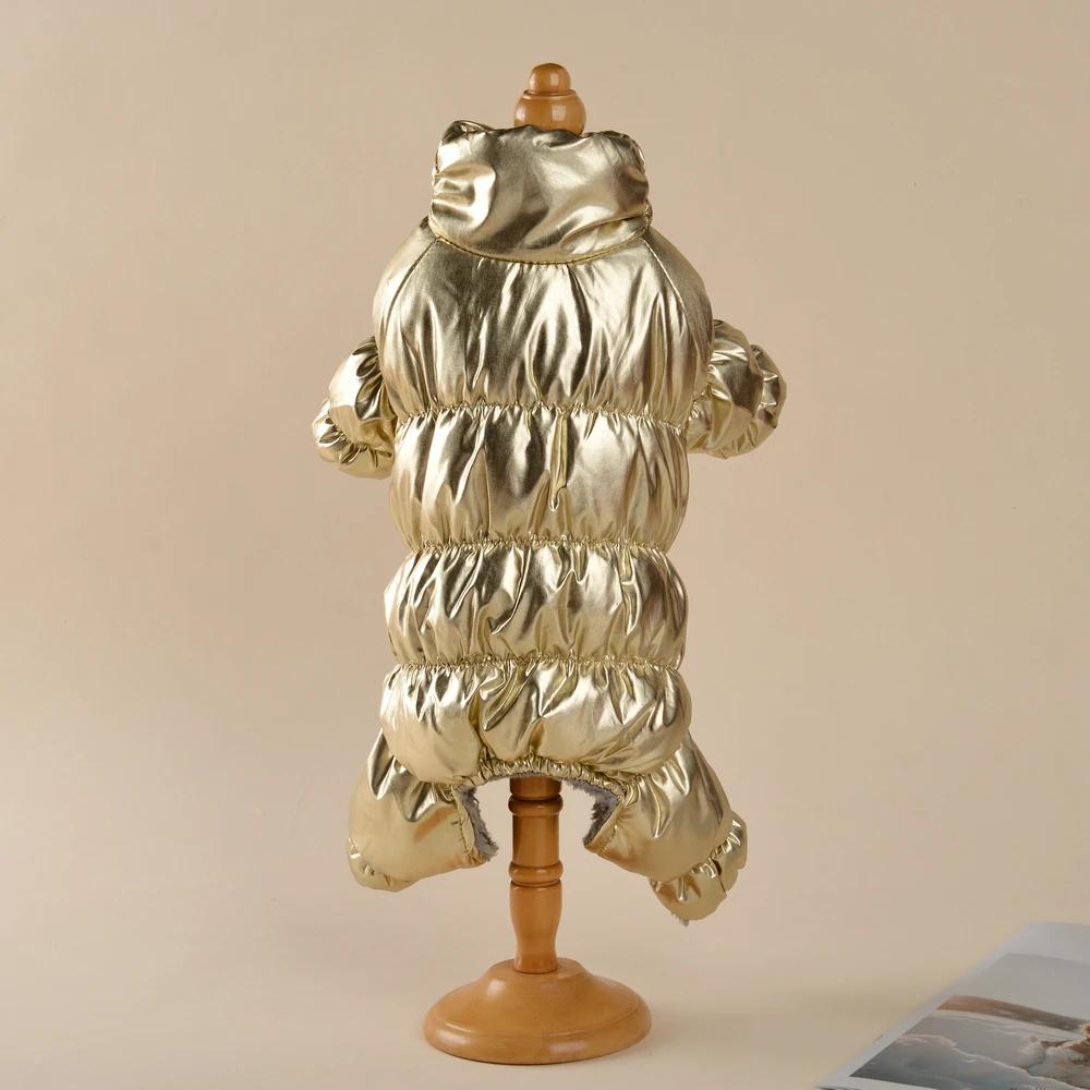 Waterproof Pet Dog Jumpsuit Winter Warm Puppy Jacket Clothes For Small Medium Dogs Thicken Fleece Yorkie Chihuahua Coat Overalls