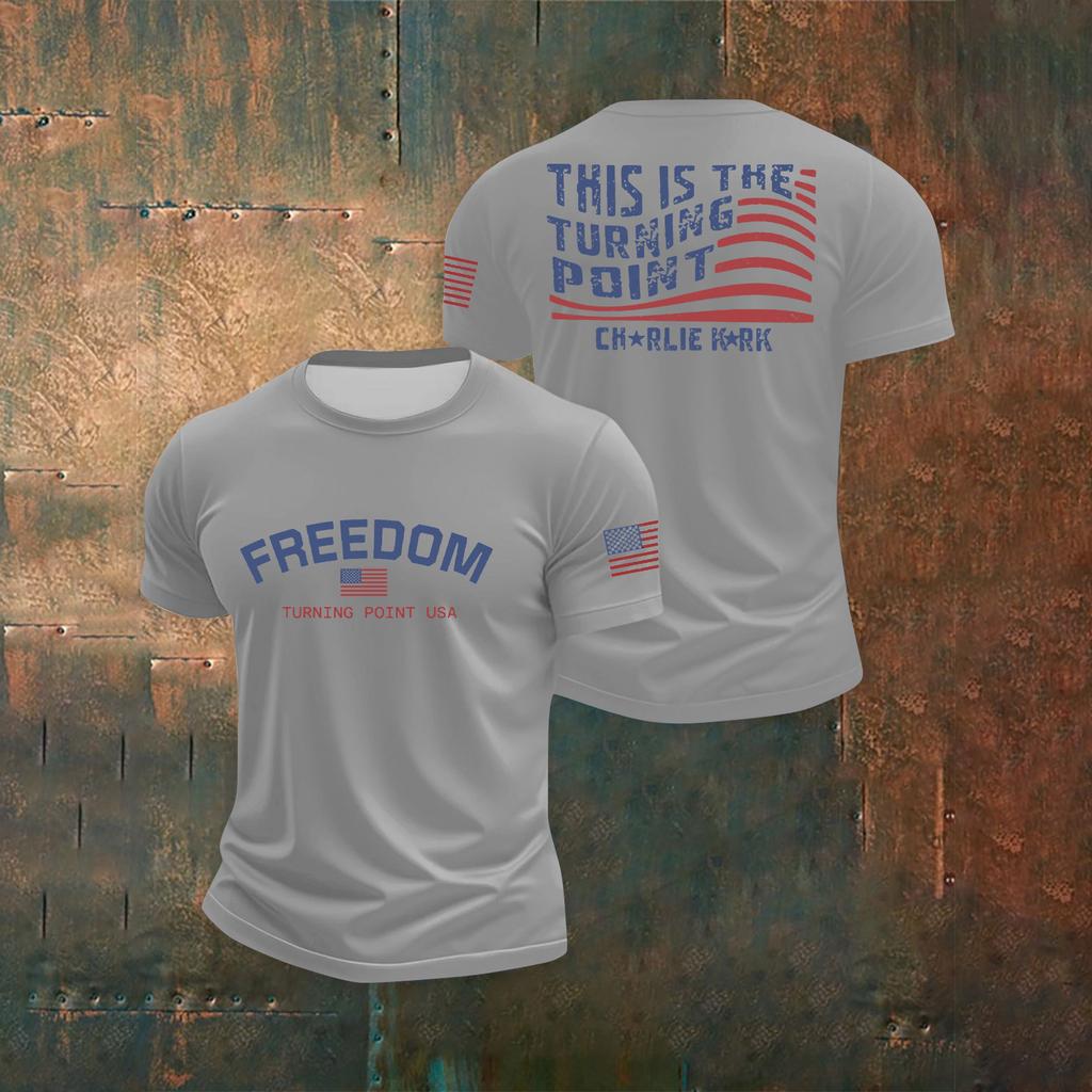 Vīriešu apdrukāts T-krekls ar īsām piedurknēm Vīriešu brīvs ikdienas tops ar īsām piedurknēm