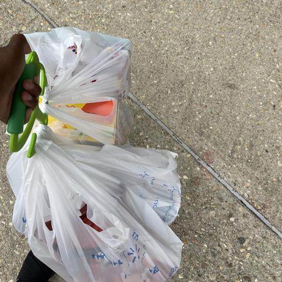 Grocery Bag Carrier Handle Ergonomic Lightweight Multi-Purpose Universal Shopping Garbage