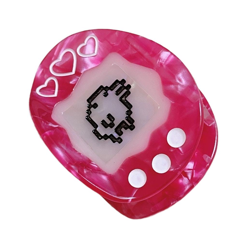 Cyberpunk Styles Acetate Hair Clip Cartoon Electronic Pet Hair Claw Clip for Various Hairstyles and Theme Occasion