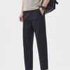 Straight Fit Stretch Casual Pants for Men's Summer Thin Style Slimming Nine-point Ice Tap Pants