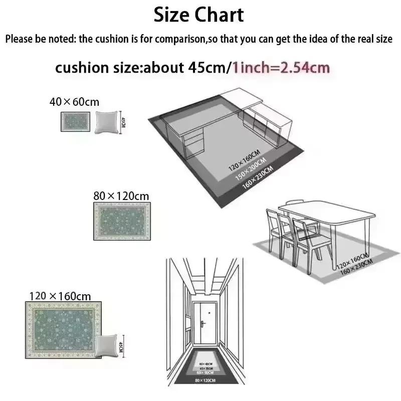 Japan The Great Wave Kanagawa Room Mats Anti-slip Absorb Water Long Strip Cushion Bedroon Mat Household Carpets Home Decoration