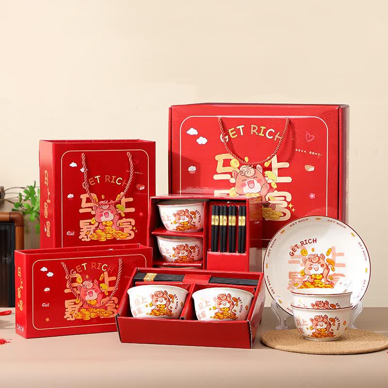 Auspicious Ceramic Tableware Set