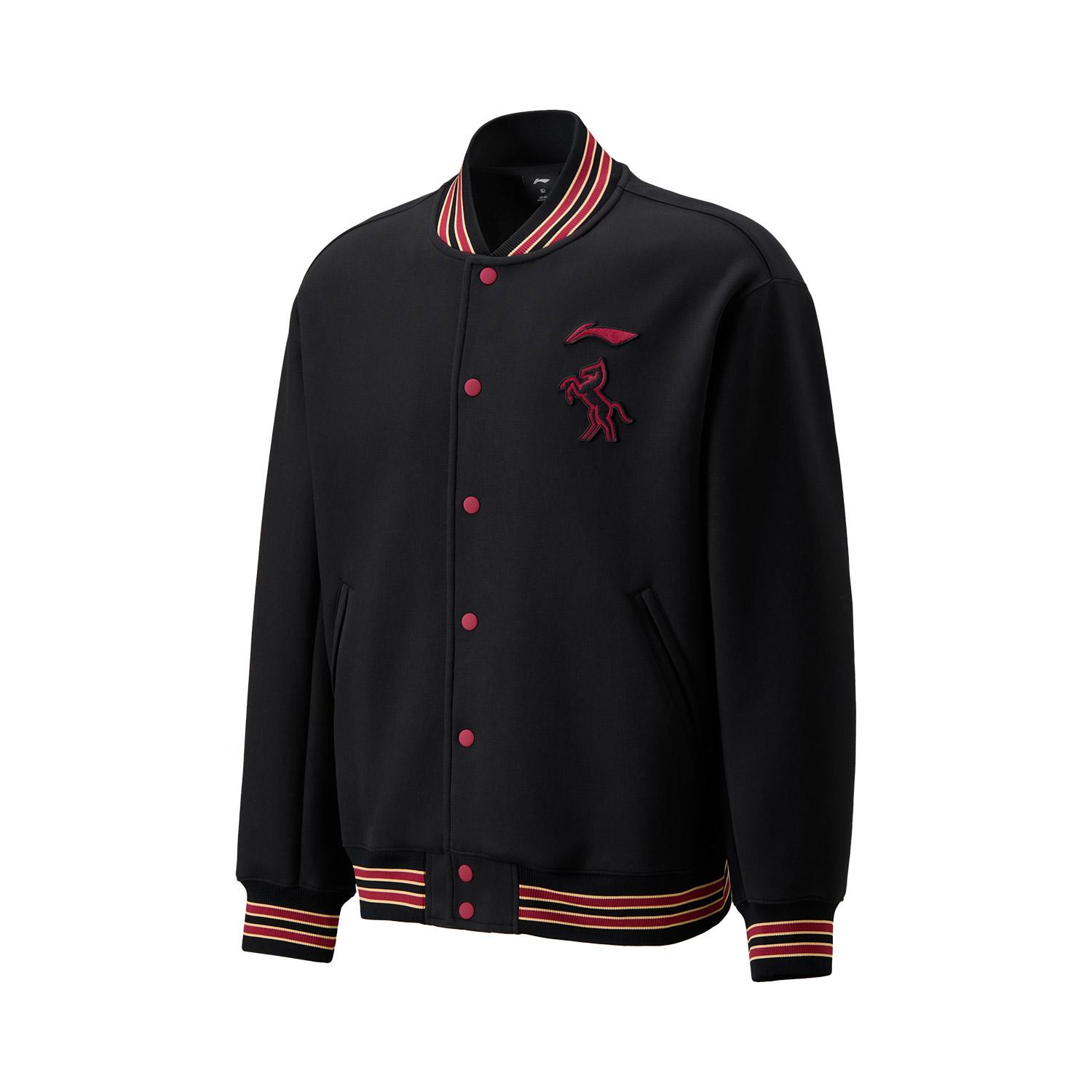 

Ли Нин Серия для бадминтона Узор из букв Парная бейсбольная куртка Унисекс куртки AFDWJ89-1 XL