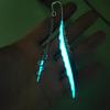Glowing Snake Sword Bookmark: Luminous Feather Design, Retro Bao Jian Treasure Sword, Perfect for Students & Creative Minds
