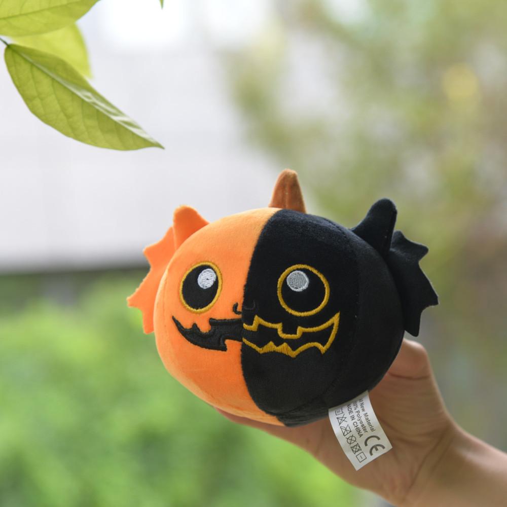 Adorable Halloween Bat Plush Toy Featuring Unique Pumpkin Design Perfect For Festive Decor