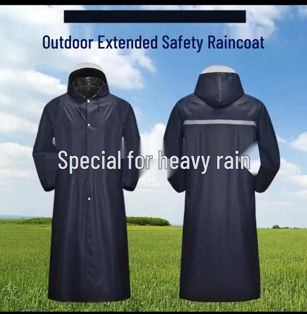 Heavy-Duty Full-Body Rainproof Raincoat & Pants Set for Construction, Riding, and Tea Picking