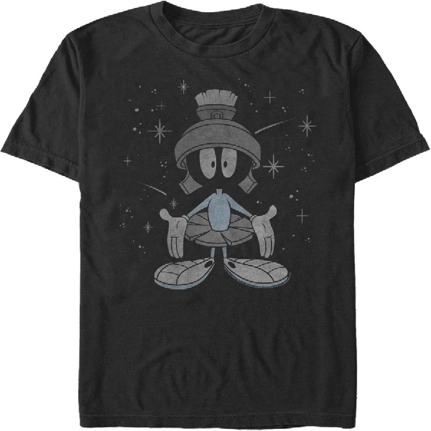 Men s Looney Tunes Marvin The Martian Night Sky T-Shirt XXXXXL разноцветный