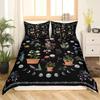 3D Viking Runes Bedding Set Viking Constellation Pattern Duvet Cover Set Double Single Size Nordic Style Washed Microfiber