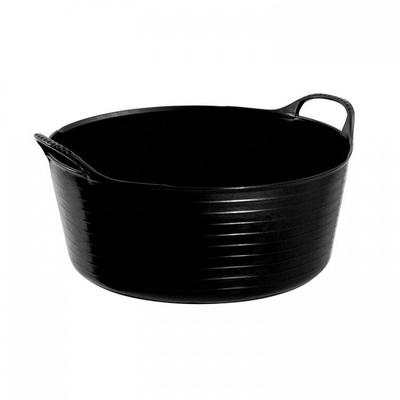 Tubtrug Small Shallow Black 15L