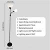Nordic Design Floor Lamp Home Indoor Decor Stand Light For Bedroom  Living Room Sofa Background LED 2-head LED Floor Lingting