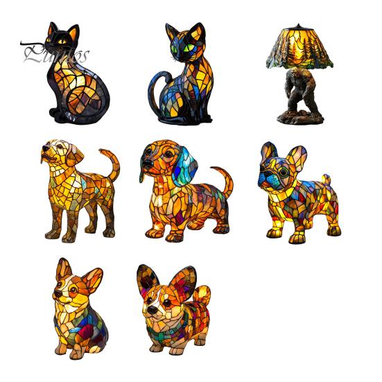 Table Lamp 3D Animal Night Light Soft Glow USB Powered Easy To Use Energy-Saving Decorative Animal Desk Light Decor