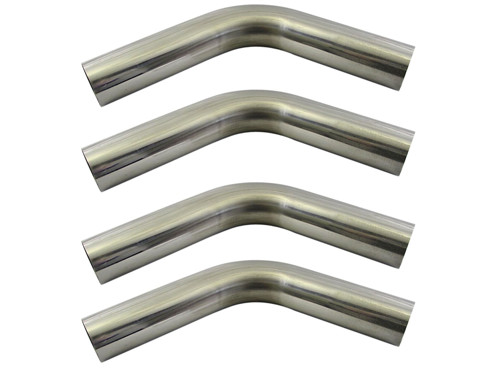 

BRIGHTZ Stainless Steel Bent 4 Pieces 70mm 70 60° Pipe, 1.5mm Thick, [CUR-PIPE-026-4PC] Diameter, 70, 60°