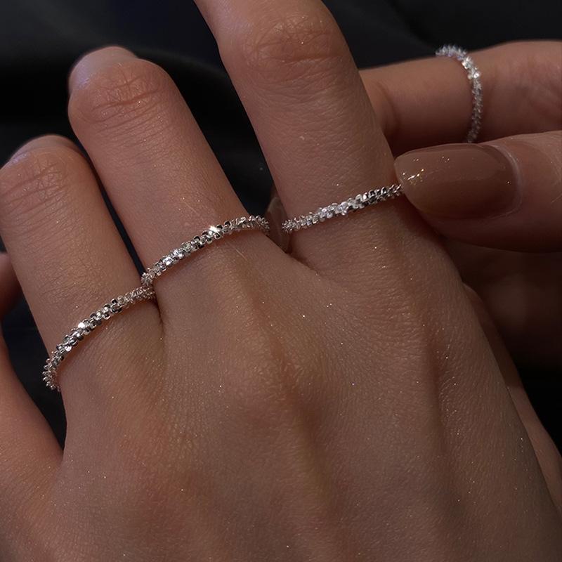 925 Elegant Silver Ring Timeless Geometric Design Versatile Jewelry For Every Occasion