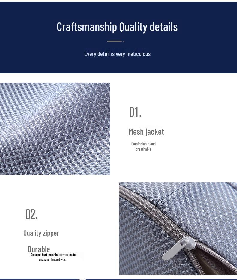 Breathable Memory Foam Office Seat Cushion - Thickened, Cool, Rebound & Heightening Support