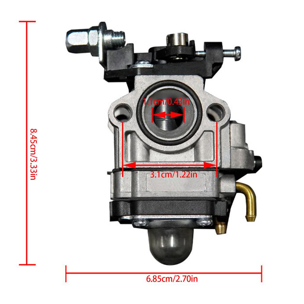 Hochleistungs-TU26-Vergaser für TU26/1E34F/1E36F-Motoren zur Gewährleistung optimaler Kraftstoffeffizienz Trimmer Rasenmäher
