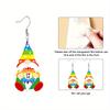 2D Flat Pride Earrings Rainbow Gnomes Acrylic Earrings Fashion Jewelry Elegant Earrings Party Earrings Holiday Gift for Friends Party Favor