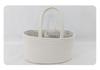 Large Woven Cotton Rope Storage Basket for Infant and Toddler Supplies