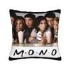 Friends Poster Pillowcase Printing Polyester Cushion Cover Decorations Tv Show Pillow Case Cover Home Zipper 45X45Cm