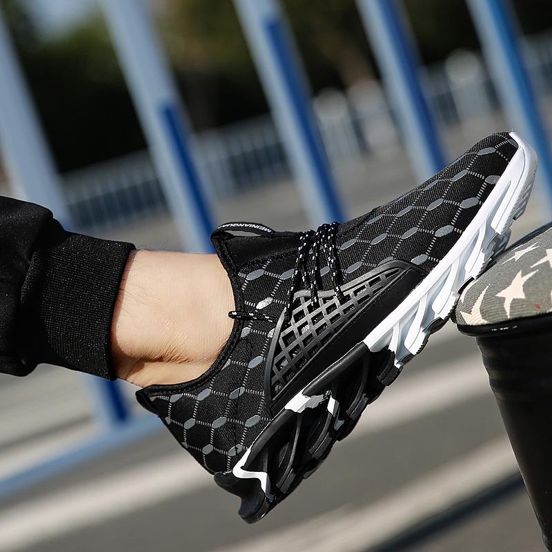Fashion Men's Sneakers Summer Breathable Soft Sole Casual Walking Lightweight Platform Men's Shoes Fashionable Casual Tennis Sneakers