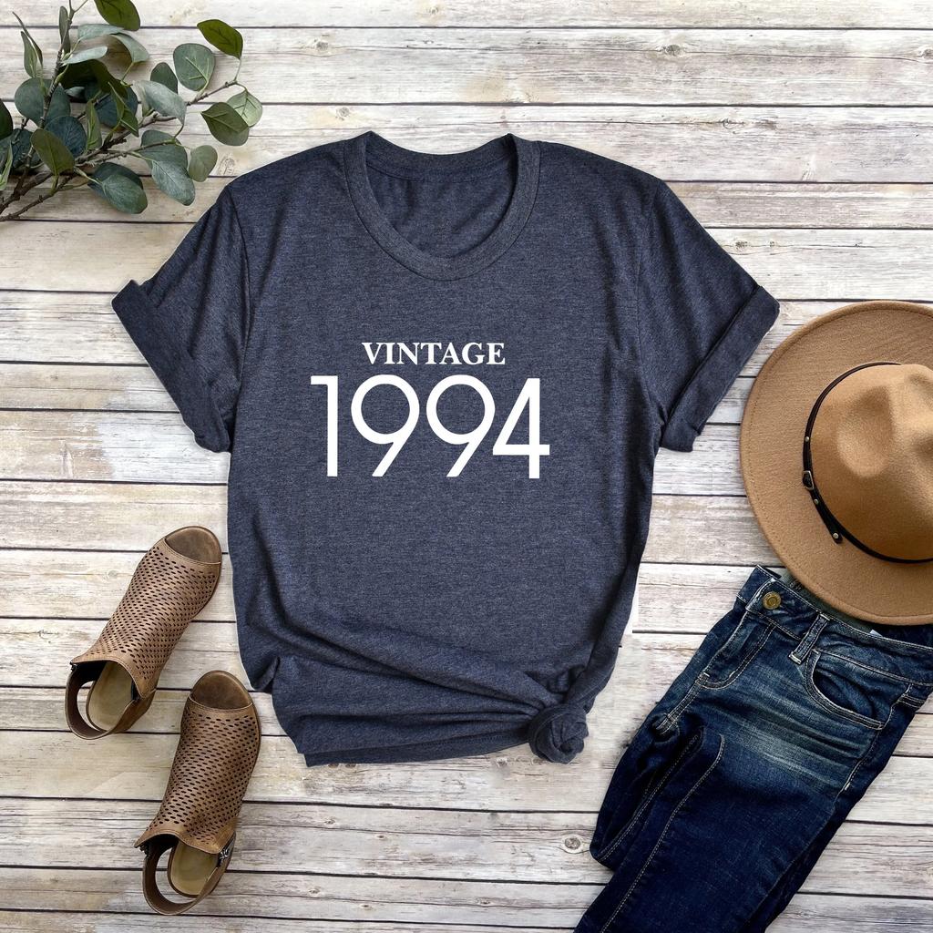 Vintage 1994 T Shirts Funny 30th Birthday Shirt For Her Party Thirty Af Tops Hello