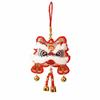 Waking Lion Blessing  Wind Chime Cartoon Blessed Bag Pendant Wall Hanging  Door Decor