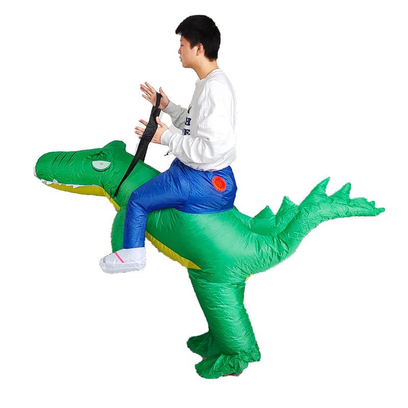 Crocodile Inflatables Ride Crocodile Halloween Funny Props Christmas Party Props