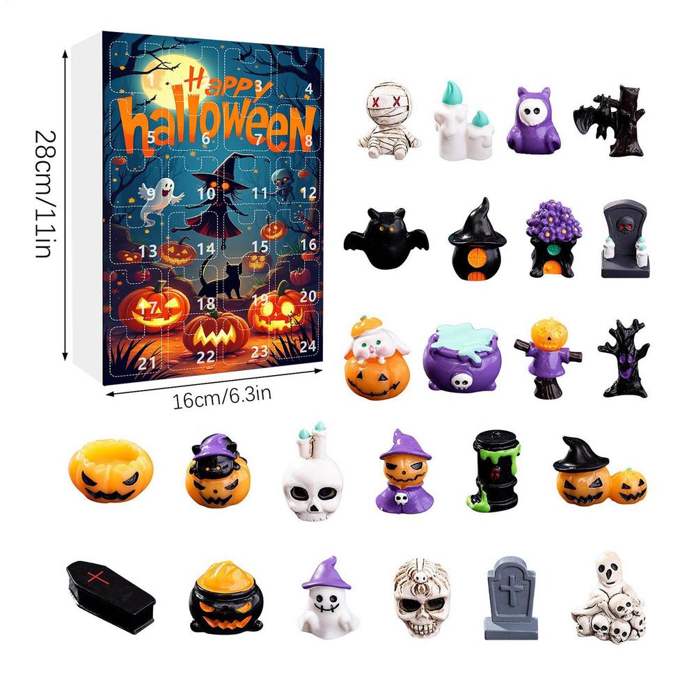

2025 Halloween Countdown Calendar 24 Days Halloween Horror Advent Calendar Nightmares Before Christmas Advent Calendar Gifts