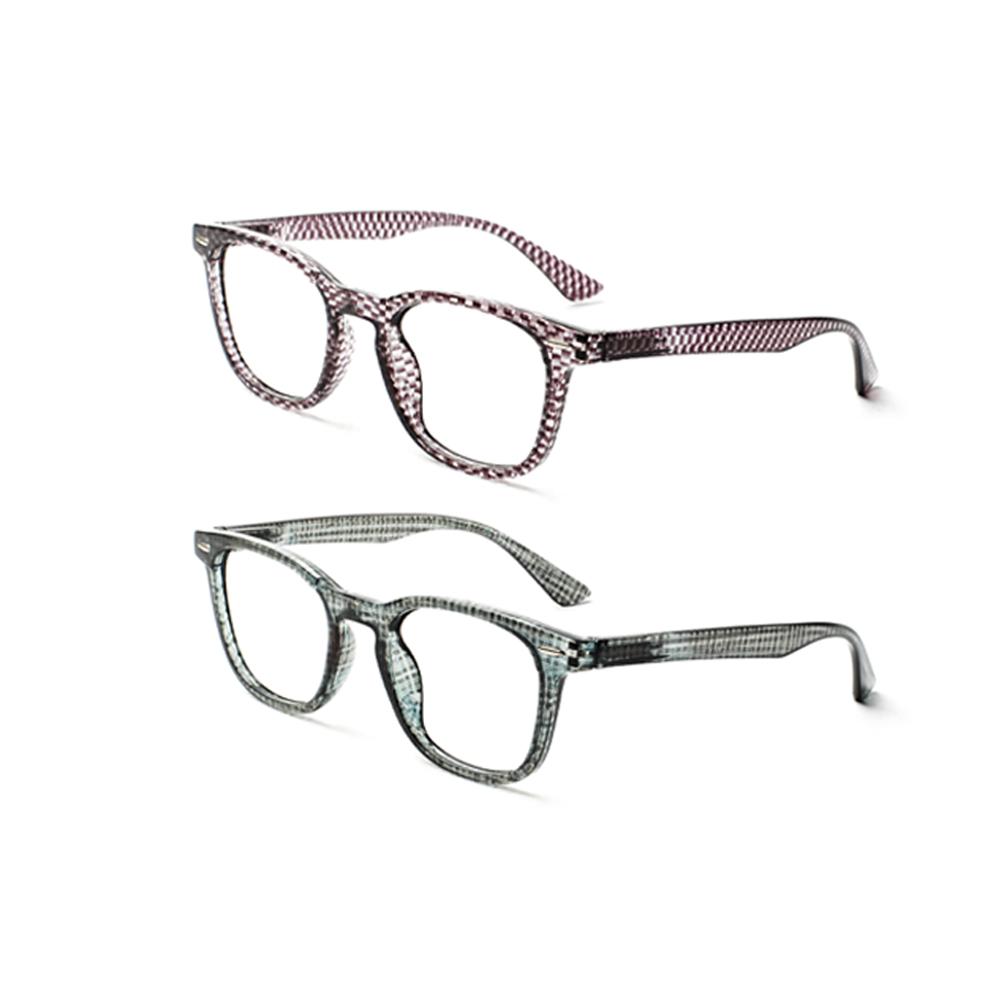 

TUREZING Reading Glasses Men And Women Metal Hinges Comfortable Decorative Printed Prescription Lens Eye Wear+20+25 0